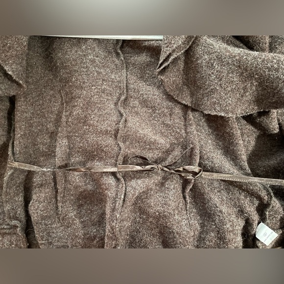 Unique Marina Luna 100% Wool Jacket Medium Inside and Outside Ties Winter Weight - Picture 7 of 7